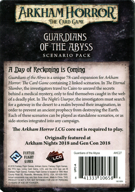Arkham Horror: The Card Game – Guardians of the Abyss (Scenario Pack)
