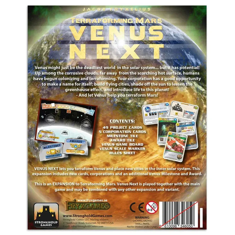 Terraforming Mars Venus Next Expansion - End State Games