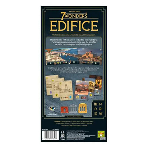 7 Wonders: Edifice (New Edition) – Board Game Expansion - End State Games