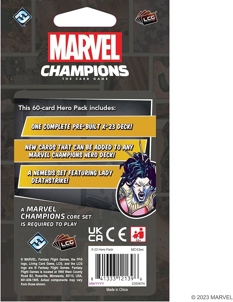 Marvel Champions: The Card Game – X-23 Hero Pack - Critical Draw
