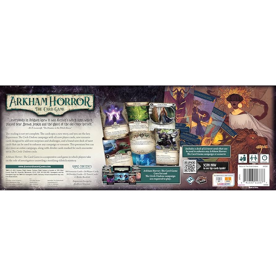 Arkham Horror: The Card Game – Return to the Circle Undone Fantasy Flight Games
