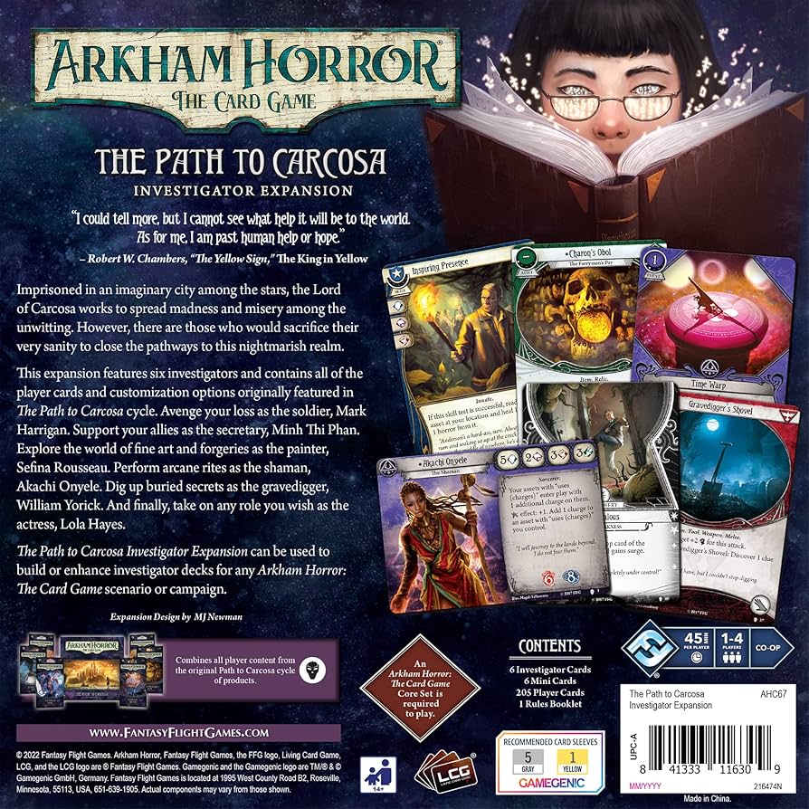 Arkham Horror: The Card Game – The Path to Carcosa Investigator Expansion - Critical Draw