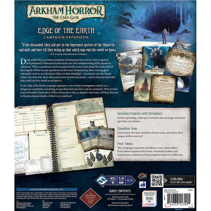 Arkham Horror: The Card Game – Edge of the Earth Campaign Expansion - End State Games