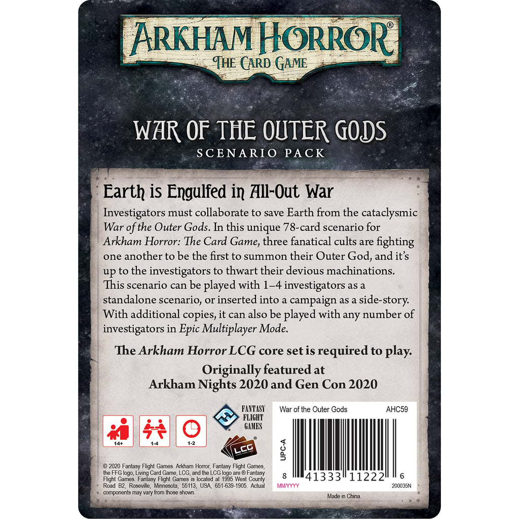 Arkham Horror: The Card Game – War of the Outer Gods