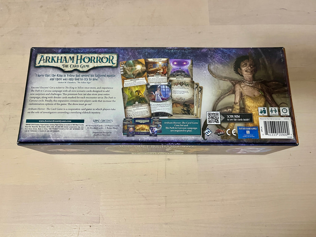 Arkham Horror: The Card Game – Return to the Path to Carcosa (Like New)