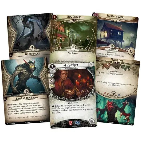Arkham Horror LCG: Curse of the Rougarou – Scenario Pack