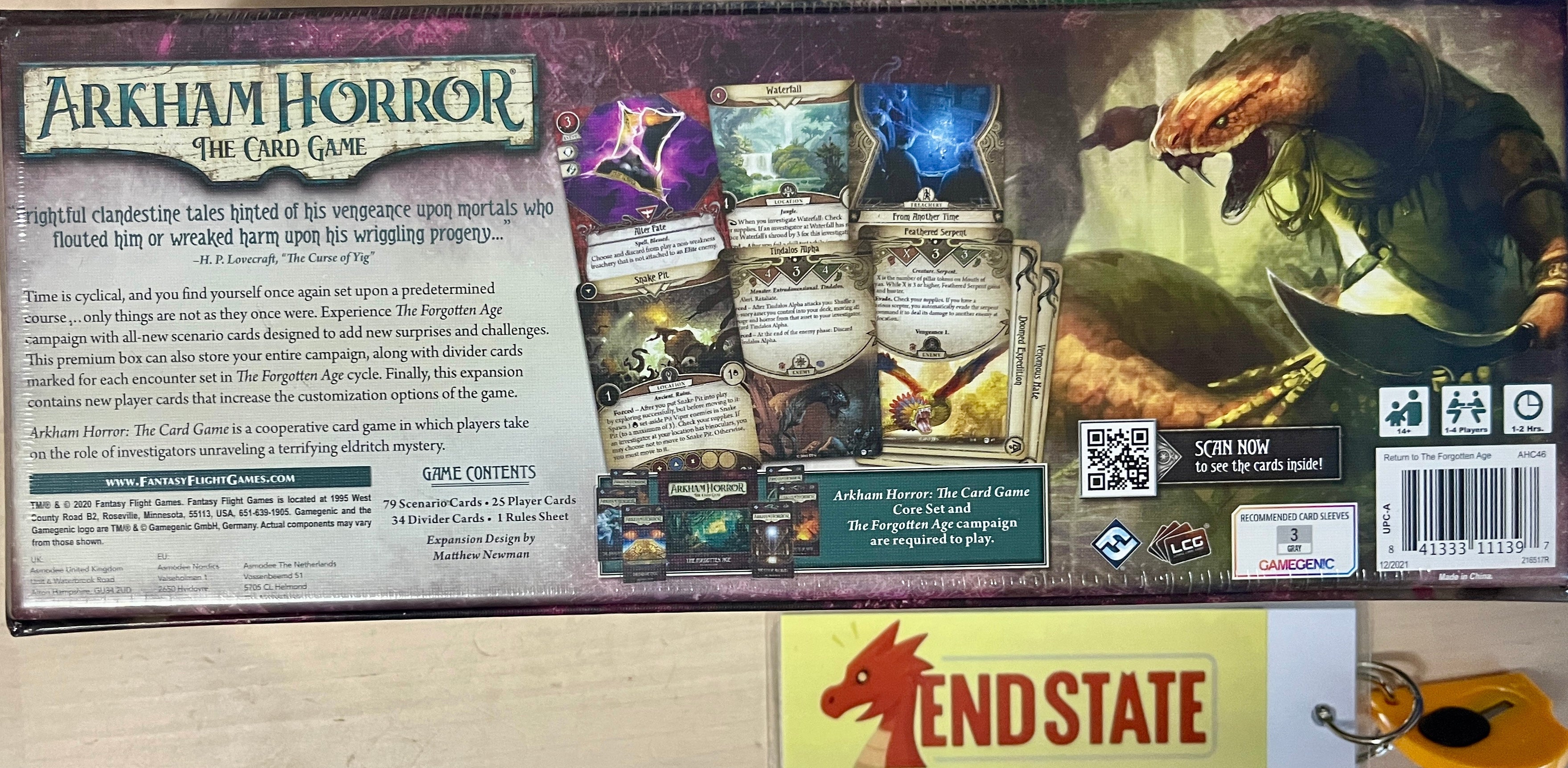 Arkham Horror LCG: Return to the Forgotten Age – Expansion - End State Games