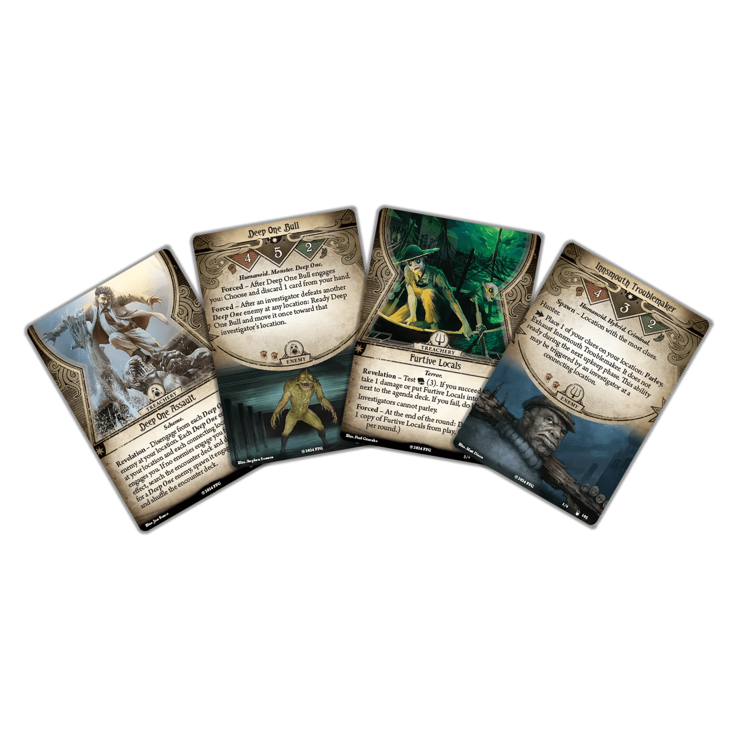 Arkham Horror LCG: The Innsmouth Conspiracy – Campaign Expansion - End State Games