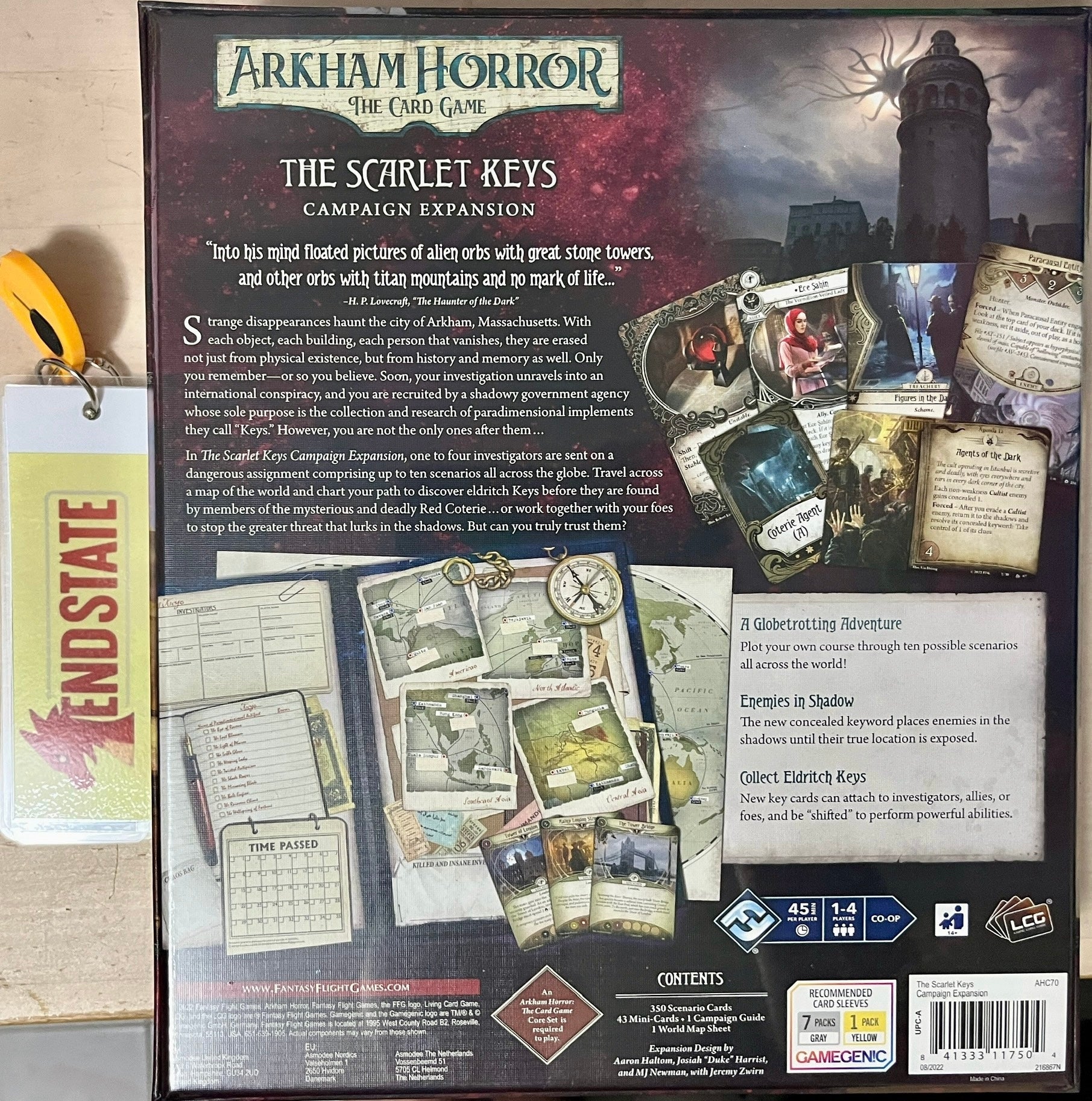 Arkham Horror LCG: The Scarlet Keys – Campaign Expansion - End State Games