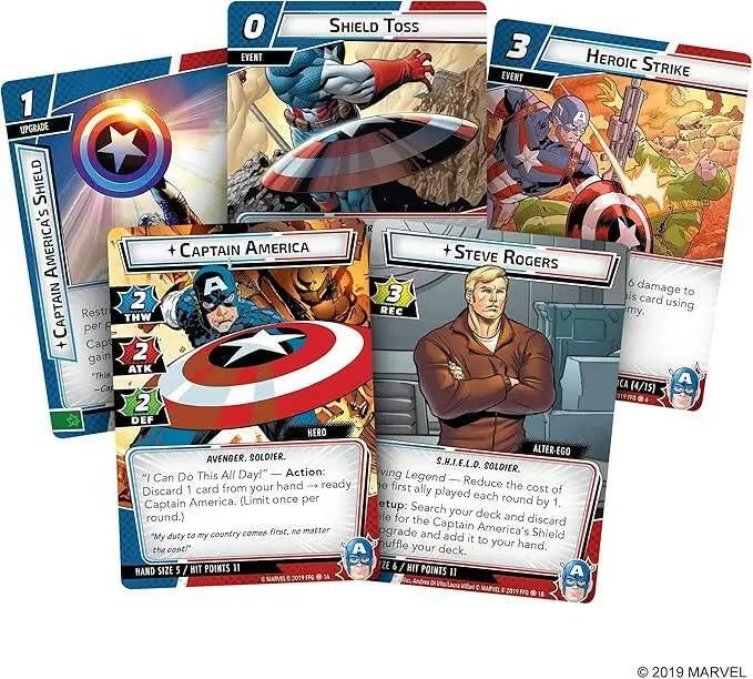 Marvel Champions LCG: Captain America Hero Pack - End State Games