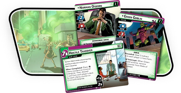 Marvel Champions LCG: The Green Goblin Scenario