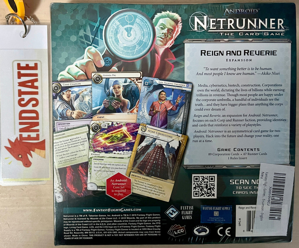 Netrunner – Reign and Reverie Expansion - End State Games