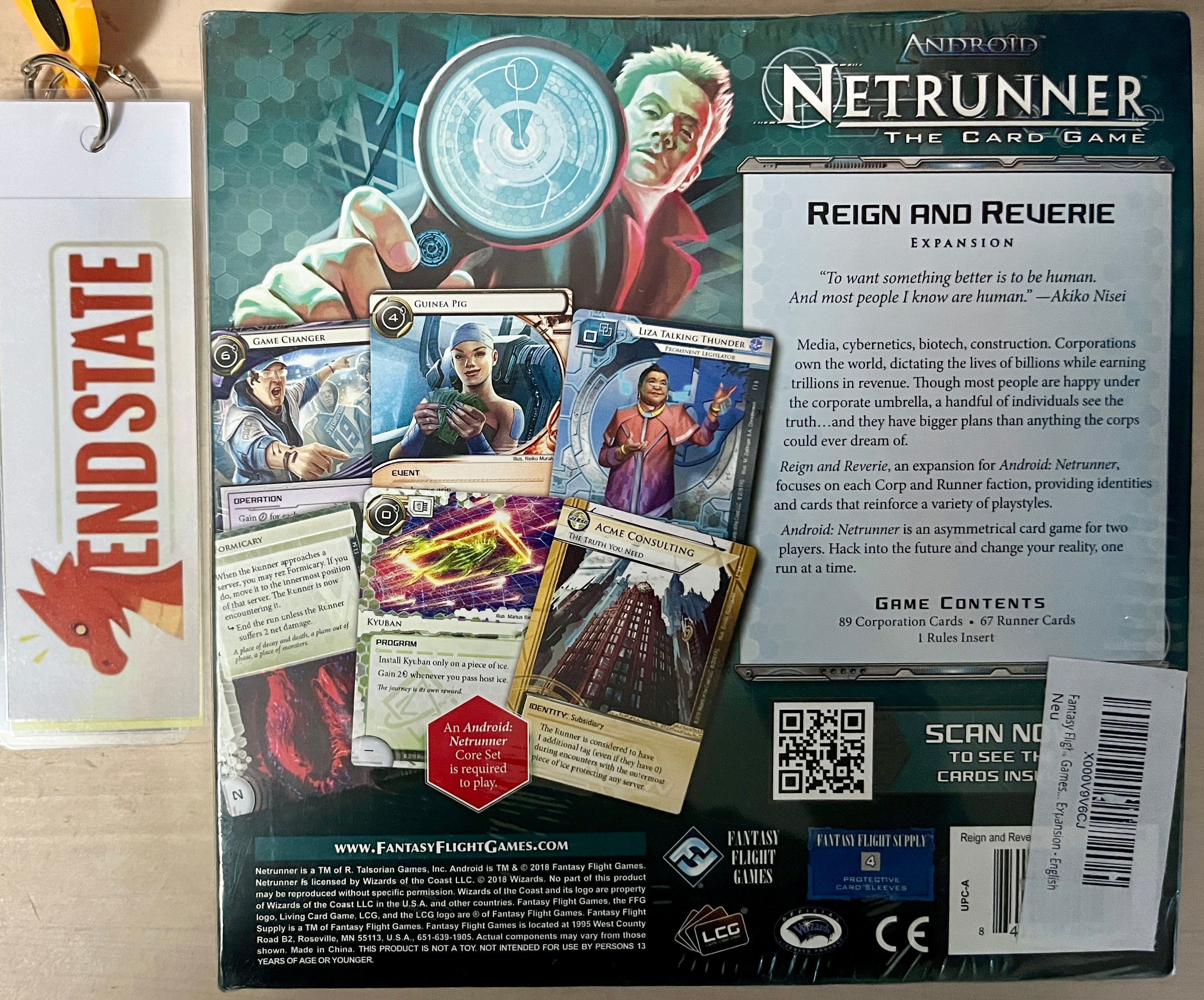 Netrunner – Reign and Reverie Expansion - End State Games