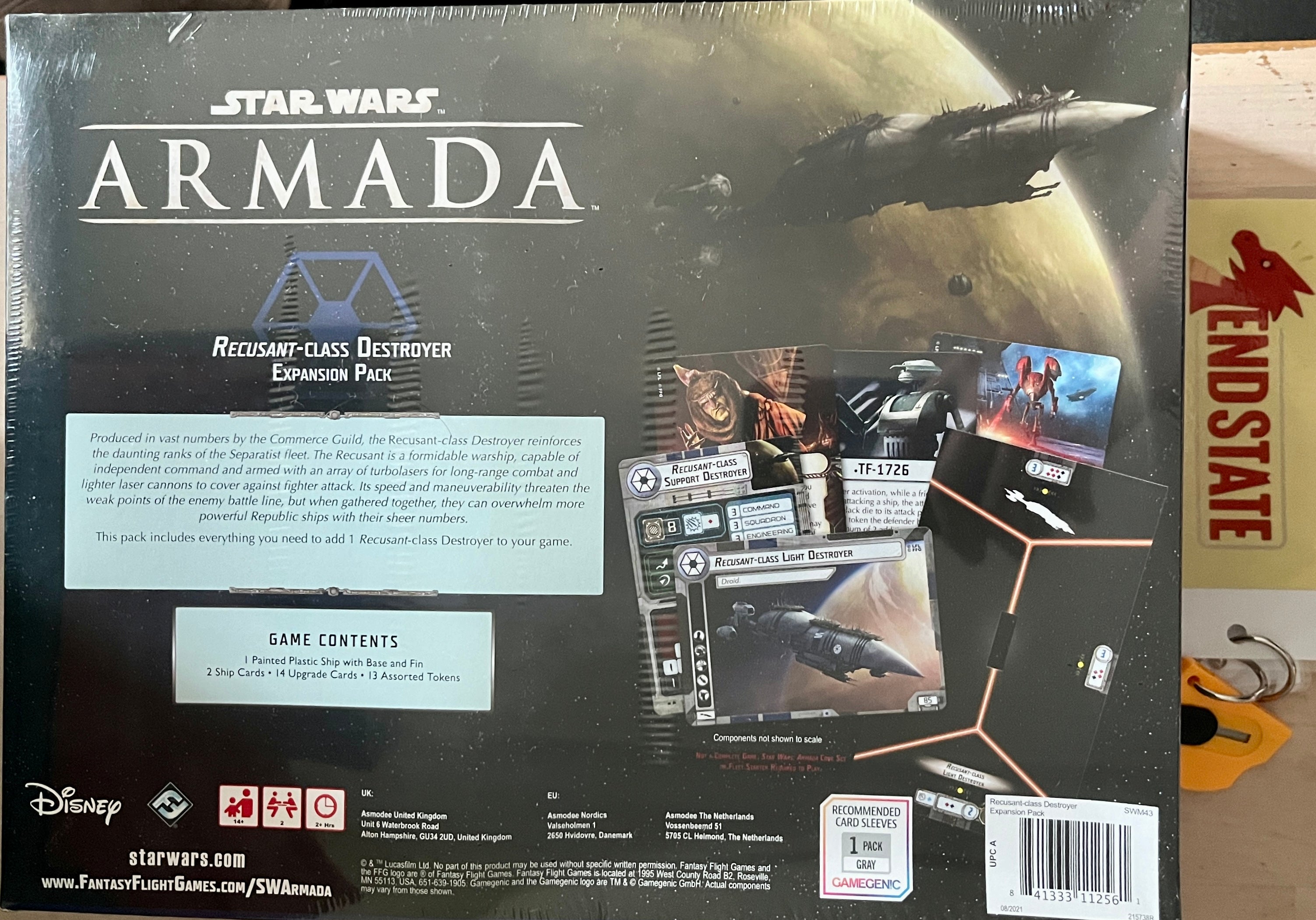 Star Wars: Armada – Recusant-class Destroyer Expansion Pack - End State Games