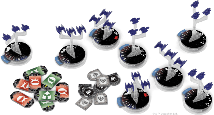 Star Wars: Armada – Separatist Fighter Squadrons Expansion Pack - End State Games