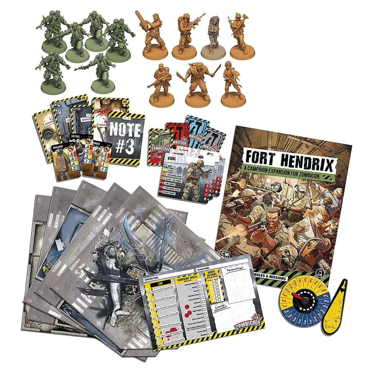 Zombicide 2nd Edition: Fort Hendrix Expansion - End State Games