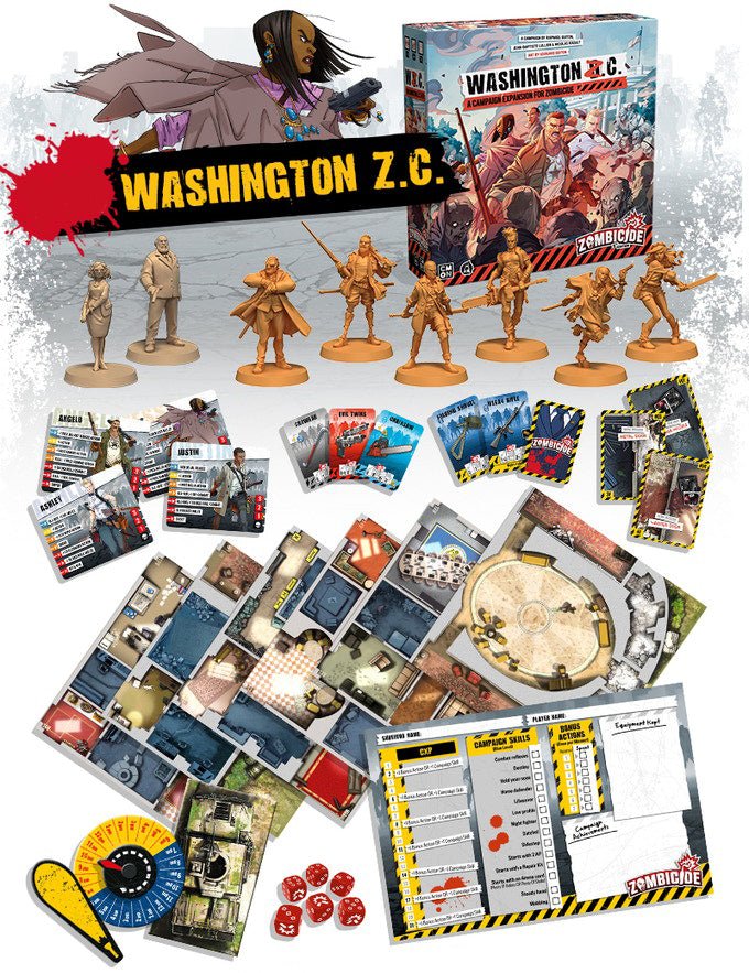 Zombicide 2nd Edition: Washington Z.C. Expansion - End State Games